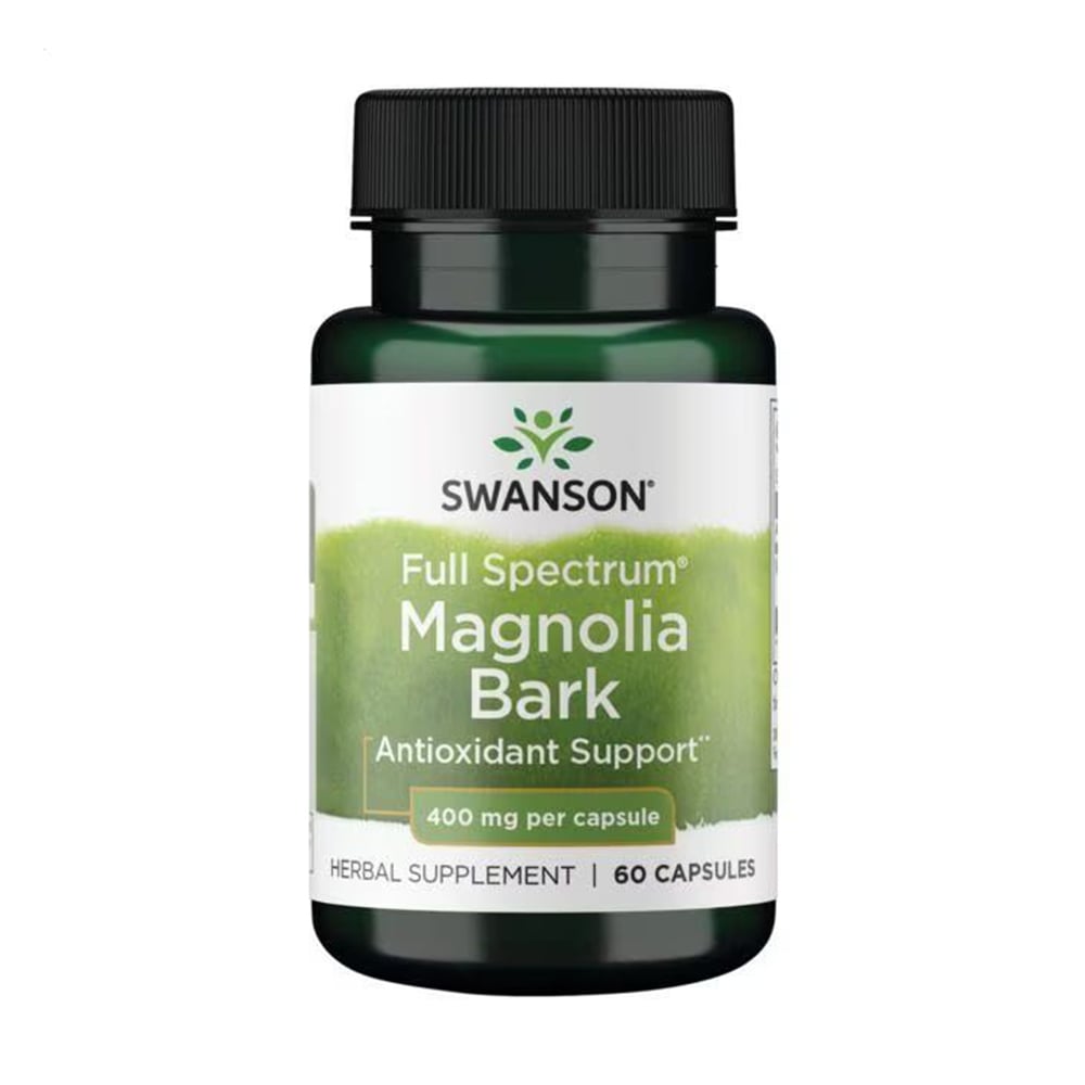 Кора магнолії Swanson Full Spectrum Magnolia Bark 400 мг, 60 капсул